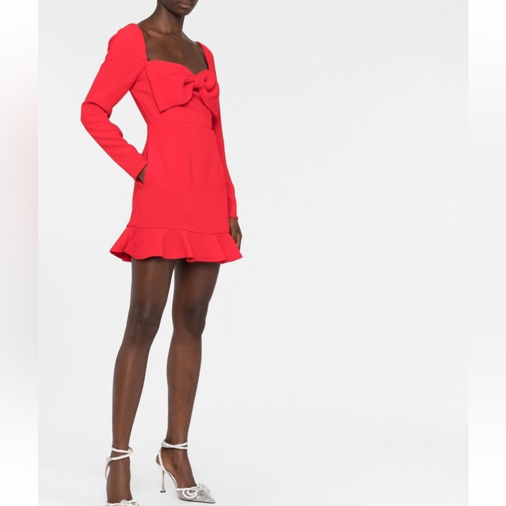 Self-Portrait
bow-detail long-sleeve dress